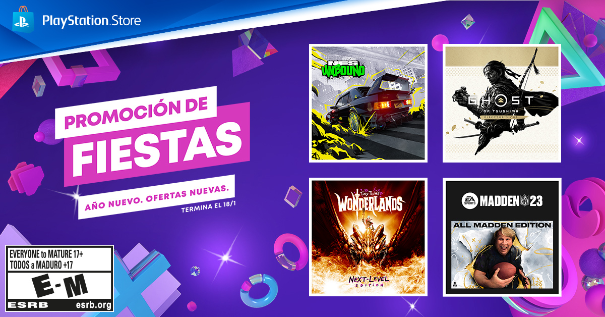 PlayStation_LA's tweet photo. La Promoción de Fiestas está disponible en PlayStation Store. Encuentra una gran cantidad de titulos con descuentos. https://t.co/v2lpYHHTIl https://t.co/yEeGcnMBN4
