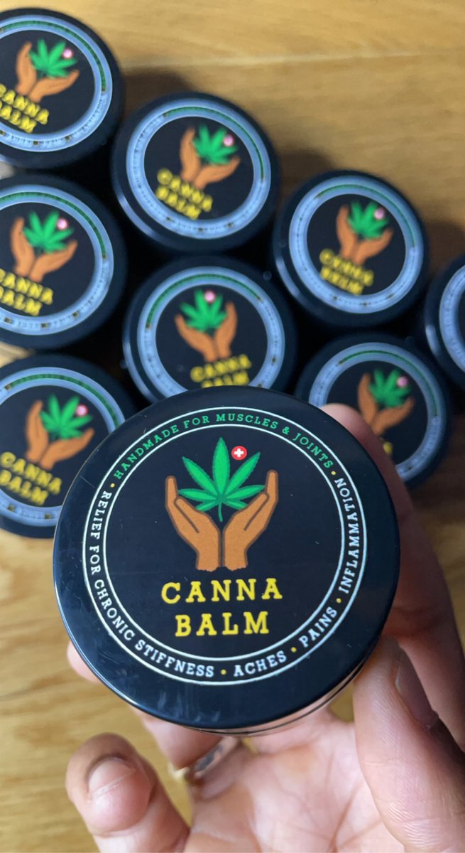 DoctorPotions's tweet image. Cannabalm - for muscles &amp;amp; joints 🌱
Natural relief for chronic stiffness, aches, pains, strains &amp;amp; inflammation
#Topical #WorksWhereItHurts