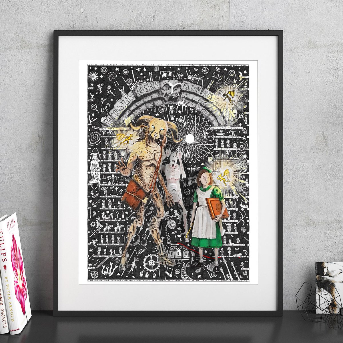 Best thing I ever drew, Doug Jones brings his characters to absolute realism in his movies! #panslabyrinth <a href="/actordougjones/">Doug Jones</a>