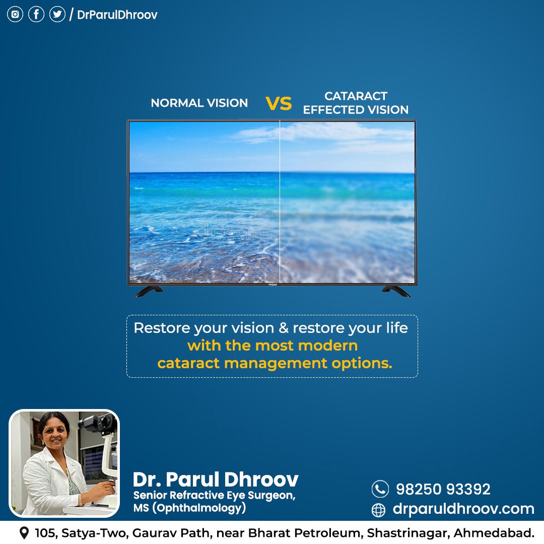 dr_ParulDhroov's tweet photo. #eyecare #eyecentre #eyedoctor #eyesurgery #Ophthalmologist #eyeprotection #eyeproblems #eyes #spectacles #removespectacles
#blurryvision #eyespecialist
#lasiksurgeon #lasiksurgery
#ahmedabad #gujarat #painless #permanentsolution #eyesolutions https://t.co/irVjtcg2ou