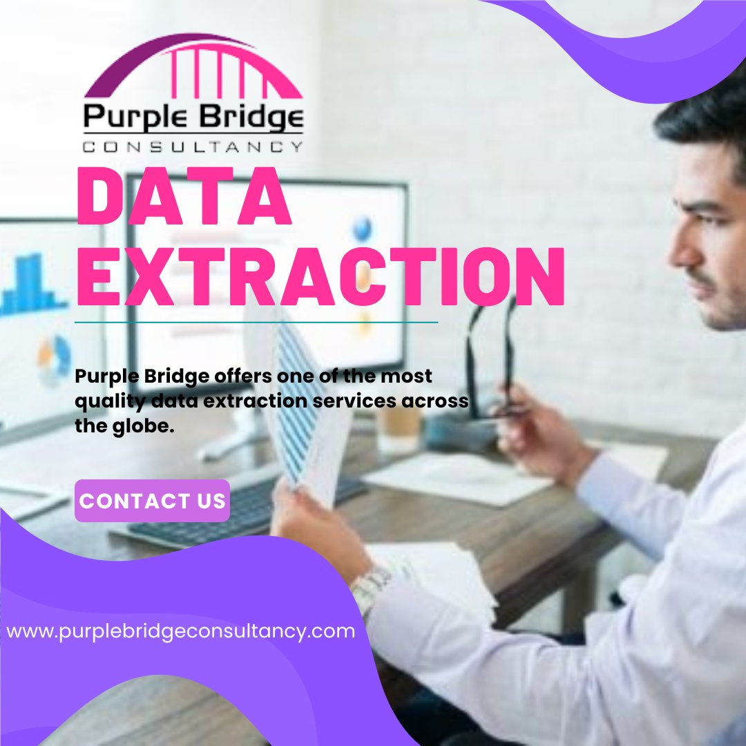 PurpleBridgeCo1's tweet image. With our data extraction experts around the globe, we provide the most potential and quality verified and non-verified data as per requirements.
#data #dataextraction #dataextractor
#adminservices #translationservices
#transcription #recrutiment
#itrecruit #it2022 #backend