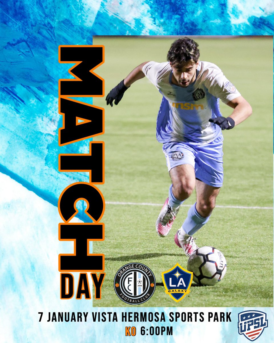 𝐌𝐀𝐓𝐂𝐇𝐃𝐀𝐘✊ 

🏆 <a href="/upslsoccer/">UPSL</a> 
🆚 <a href="/lagalaxyacademy/">LA Galaxy Academy</a> 
🏟 Vista Hermosa Sports Park 
⏰ 6:00PM