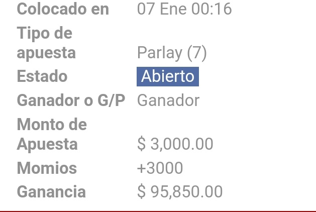 ChapitoApuestas's tweet image. 🚨 | SÚPER PARLAY NFL 🏈

Chingones, tengo este Súper Parlay para despedir la Temporada Regular.

Está ideal para pasar a toda madre este Fin de Semana 🤙!!

Inicia desde hoy mismo 🏈!!

Se lo compartiré únicamente a los Chingones que den 🔄 y ❤️!!!!!!