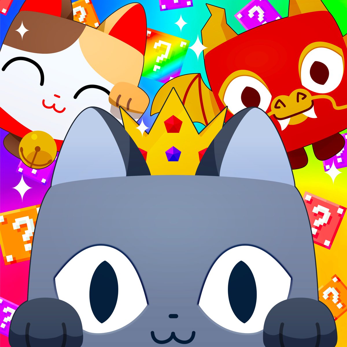 BuildIntoGames's tweet image. 🍀 RAINBOW LUCKY BLOCKS! Live on #PetSimulatorX! 🌈
New pets, trading history, trade rating, repeat gold/rainbow button, always keep settings, & more!
🎮 Play: petsimulatorx.com
✨ Changes: biggames.io/post/pet-simul…