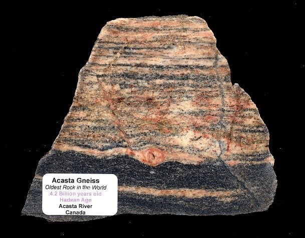 History_Earth_'s tweet photo. January 7 is Old-Rock-Day 🪨
The Acasta Gneiss -a tonalite gneiss found in the Slave Craton, Canada- includes some of the oldest known rocks of continental crust on Earth, dated at approximately 4.03 billion years, with Earth being  4.5 billion years old.
https://t.co/wgyW3A3nDB https://t.co/MP1Qyxwsrv