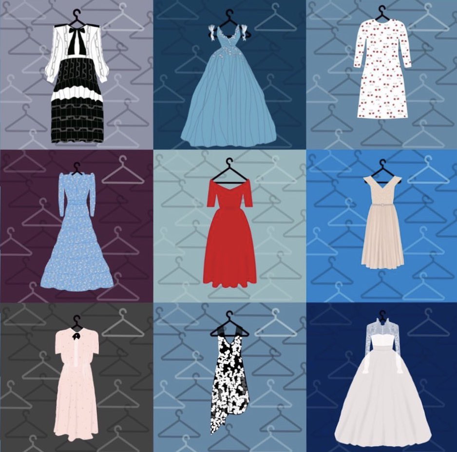 My #nftcharity dresses for <a href="/Dressember/">Dressember™</a> based on dresses worn by <a href="/jenmorrisonlive/">Jennifer Morrison</a> some as #EmmaSwan in #OUAT. 

#nft #nfts #NFTartists #nftart