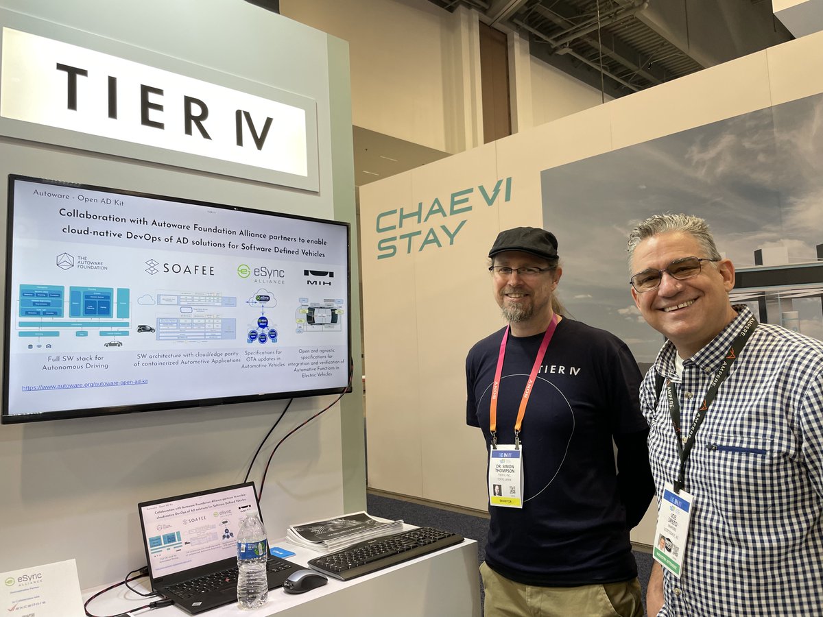 At #CES2023 @AmpereComputing & @AutowareFdn show the #OpenADKit with @Tier_IV_japan at the @MihAlliance West booth 5274 autoware.org/autoware-open-… #SoftwareDefinedVehicle #AutonomousDriving #AmpereAltra