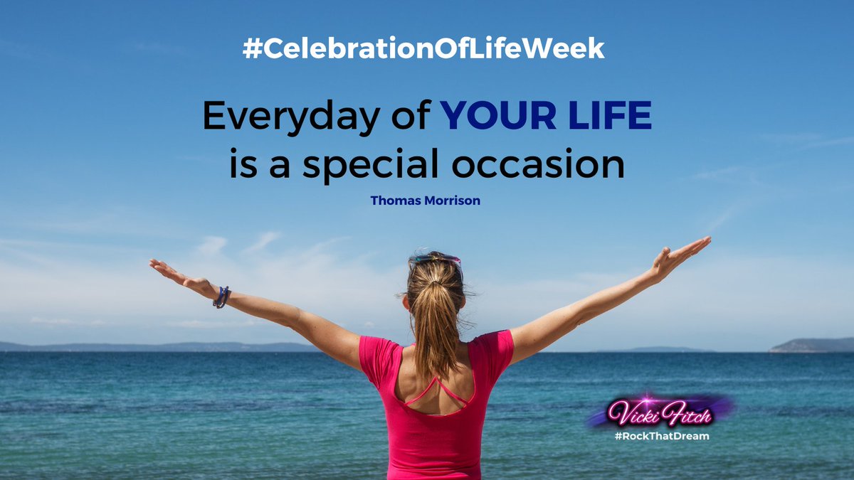 VickiFitch's tweet image. It’s #CelebrateLifeWeek! To help you appreciate life more so you can #CreateYourValue, don’t forget to start each day with gratitude. This will help you #ValueYou and others too!