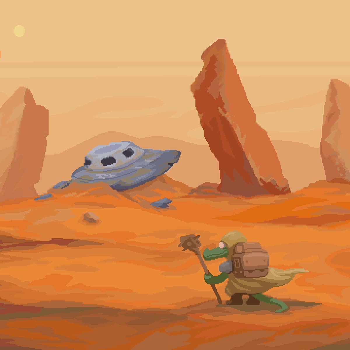 F0rland_eth's tweet photo. The crocs are chomping through desert rose to earn $PAPER everyday 🏜️ Get in your spacecraft before it’s too late because this is going to be a fun ride 🛸🚀

Ready to battle, level up and capture? 🐊

#CHOMP @acrocalypseNFT https://t.co/ncY2NXNjYb