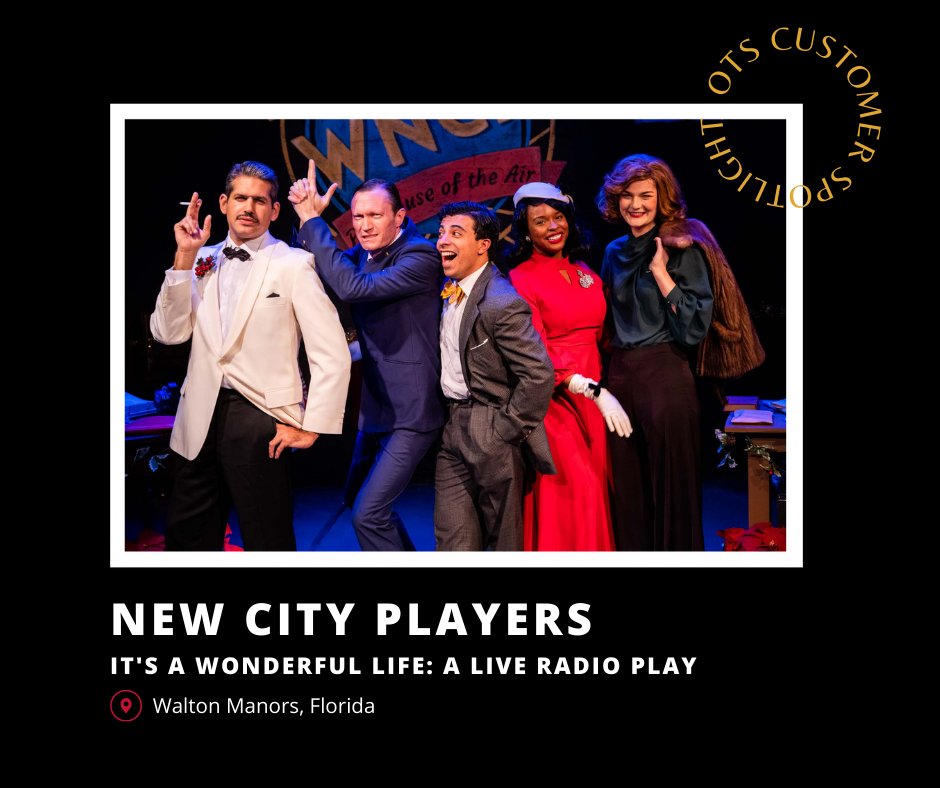 We are beyond excited to be partnering with New City Players for their first production via On The Stage! Their rendition of It’s A Wonderful Life: A Live Radio Play was a hit 💁😎

We’d love to see pictures of your latest show!

Send them in here:
hubs.la/Q01xc-Lg0