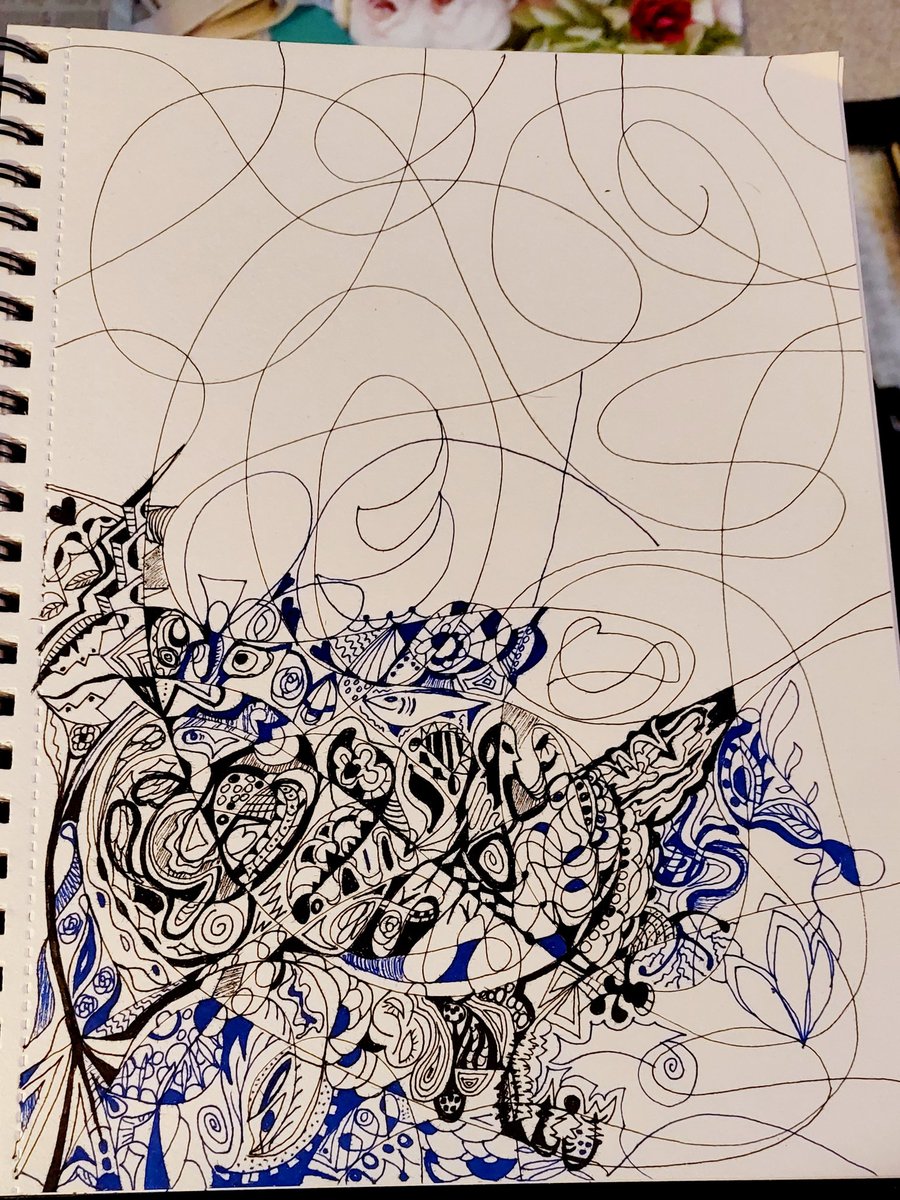 Just1Snap's tweet photo. Just a doodle. Filling the page. 

#doodle #doodleart #fillingtime https://t.co/PIfQi4Hner