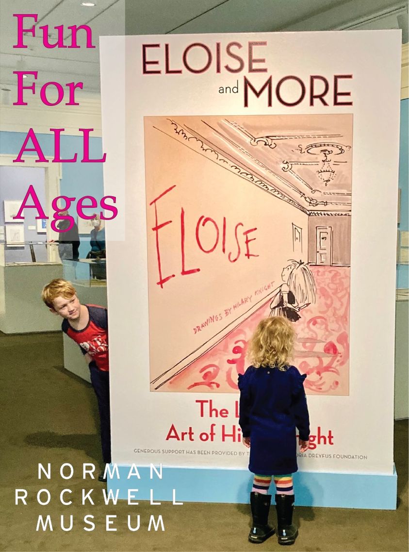 Eloise and More brings out the child in all of us! Bursting with bright colors, fantasy, fashion, and SO much more... Come in and see this exciting exhibition, it's one you won't want to miss. 🎀
#NormanRockwell #NRM #Eloise #HilaryKnight #EloiseandMore