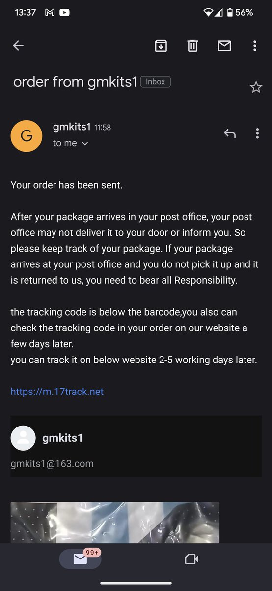 agusdagos_'s tweet photo. @GorrasCavs @Lioo1199 @JulietaLaRosa me llegó este mail hoy sábado, y la compré el 26/12 https://t.co/IxLWDK6mME