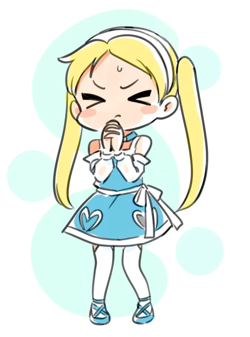 お祈りしてるRTAちゃん 
