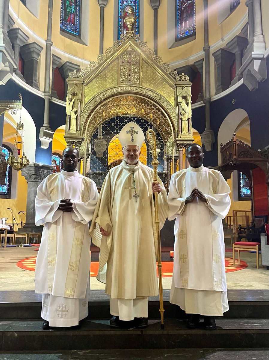 See homily of Bishop @KevinElphin following the ordaination of Deacons Conrad Forzeh & Franklin Nkopi in the Cathedral of the Immaculate Conception, #Sligo, @elphindiocese #vocations #priesthood #diaconate @NVocations #ComeHolySpirit catholicbishops.ie/2023/01/07/whe…