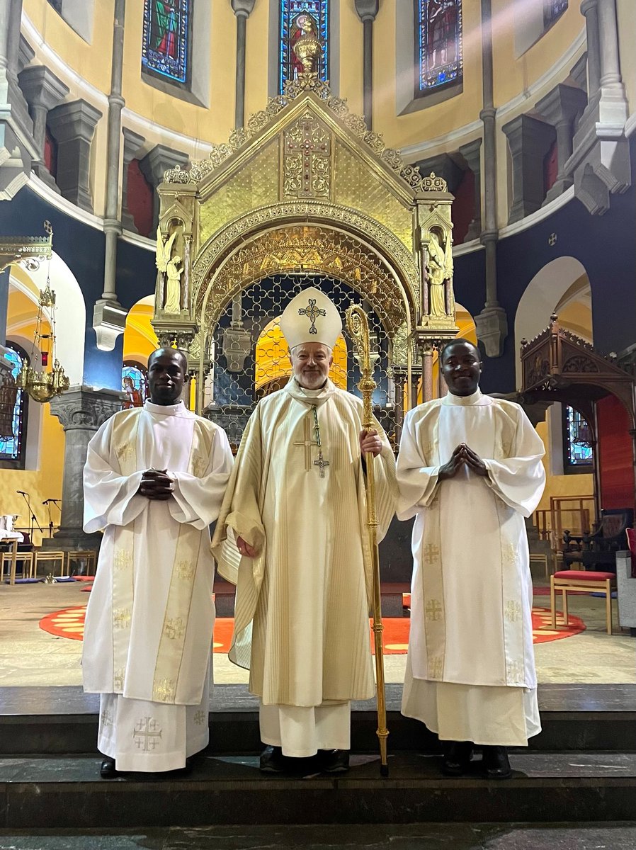 See homily of Bishop @KevinElphin following the ordaination of Deacons Conrad Forzeh &amp; Franklin Nkopi in the Cathedral of the Immaculate Conception, #Sligo, @elphindiocese #vocations #priesthood #diaconate <a href="/NVocations/">Diocesan Vocations</a> #ComeHolySpirit  catholicbishops.ie/2023/01/07/whe…