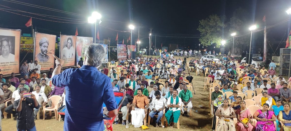 MiHumayun's tweet photo. தம்பி @Saattaidurai அவர்களின் சொந்த ஊரான வீராணத்தில் நடைபெற்ற பொதுக்கூட்டத்தில்.. https://t.co/a9jeAAT1gp