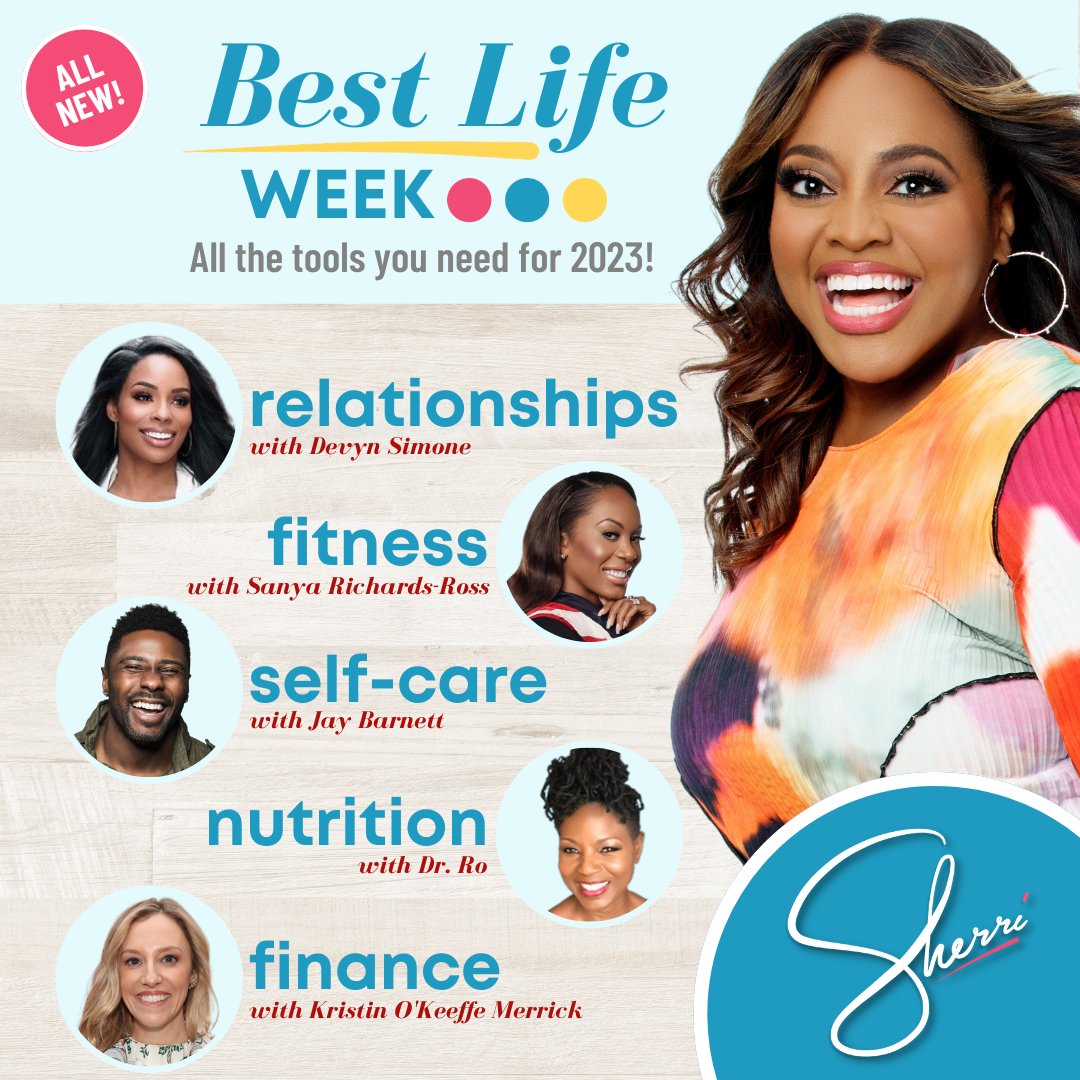 We're back ALL NEW MONDAY with our first-ever BEST LIFE WEEK! From #fitness to #finance, #relationships and more - all the tools YOU need to live YOUR #BestLife in 2023!

#sherri #sherrishowtv #fun #joy #laughter #allnew #selfcare #nutrition #selfimprovement #bestlifeweek