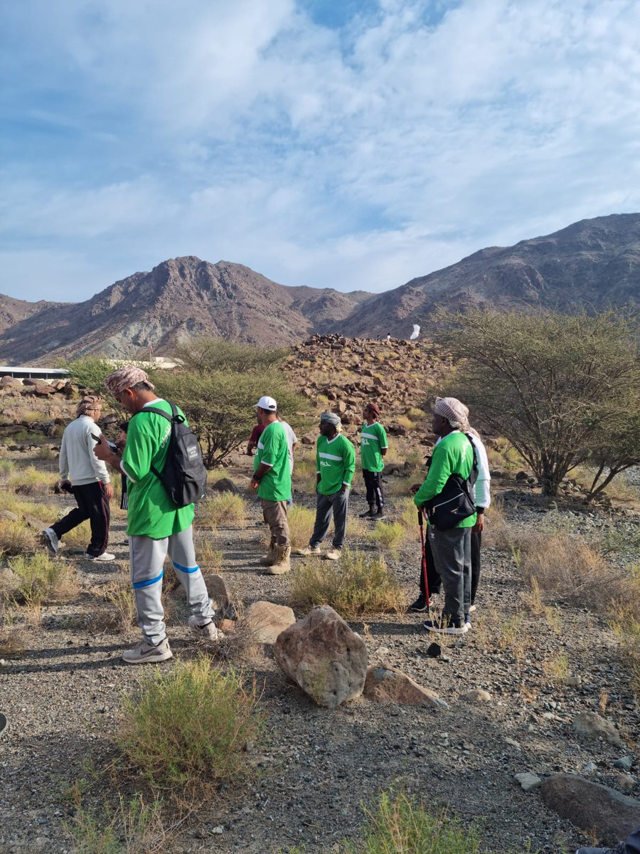 شارك اليوم السبت الموافق ٧ يناير ٢٠٢٣م. فريق حيبي للمسير والمغامرات في مسير وادي الصرمي ٧.