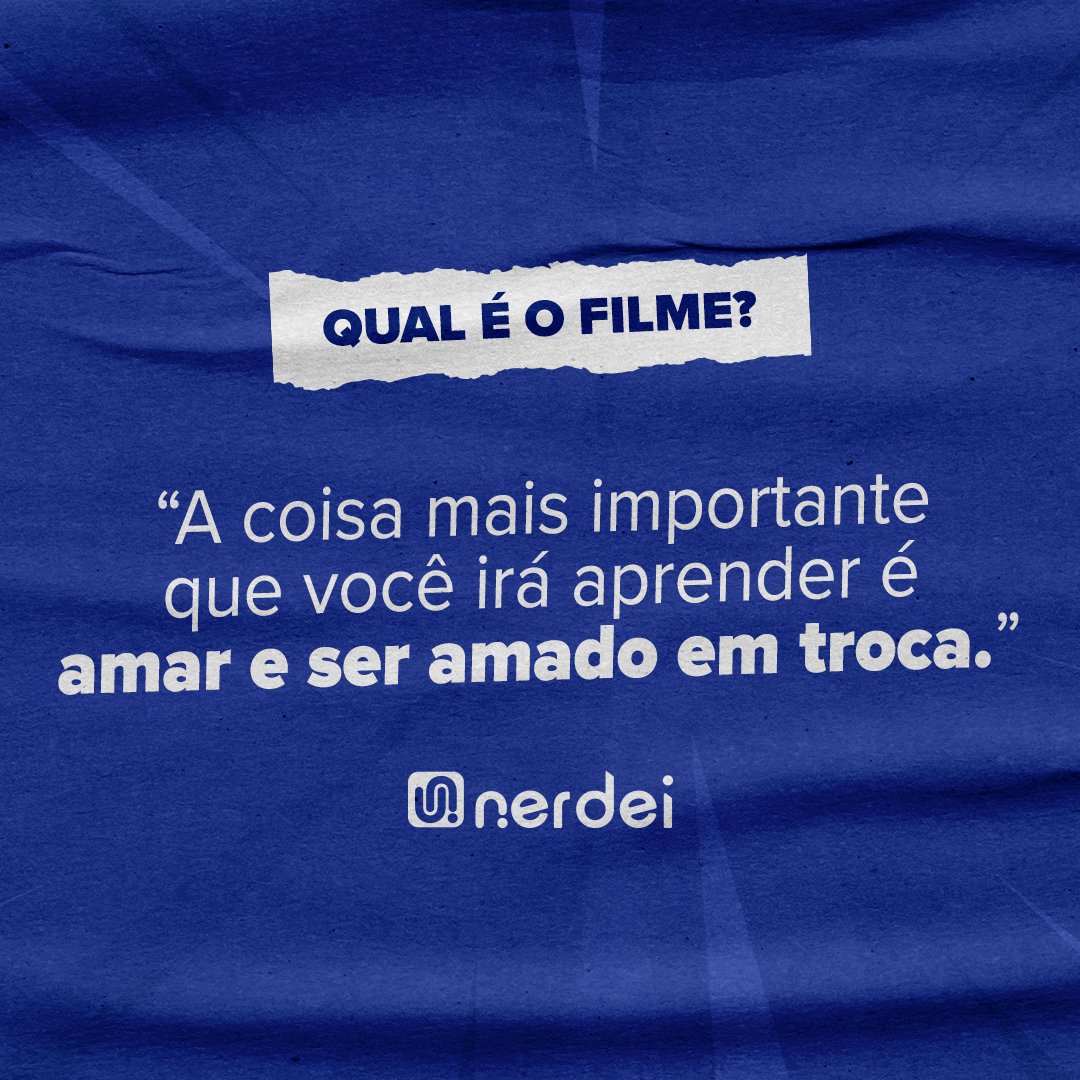 NerdeiOficial's tweet photo. Fala Nerds! Beleza?
Desafio tá lançado. Qual é o nome do filme em
questão?
#Filme #Frases #Cinema #VocêSabia #Nerdei https://t.co/v0LjQPoSSO