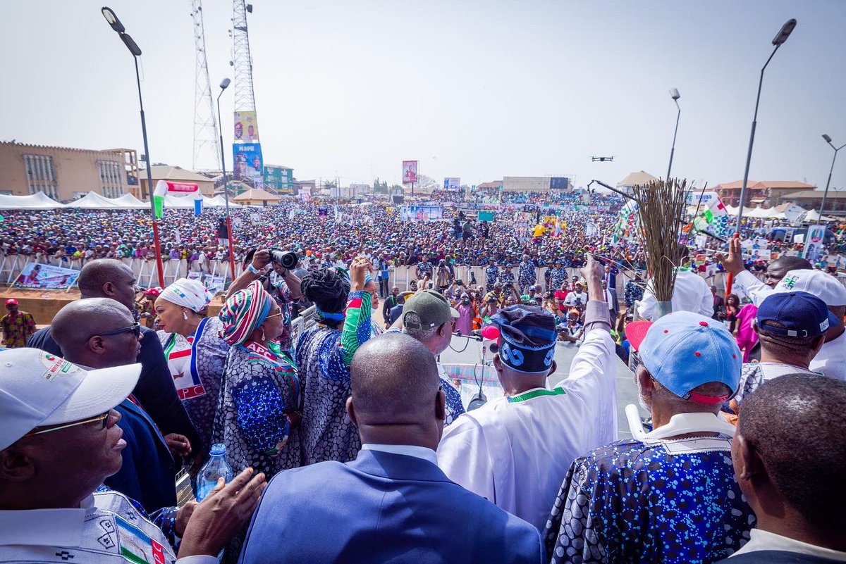 officialABAT's tweet photo. Thank you Ondo for the warm reception 
#RenewedHope23 https://t.co/baBnegZE92