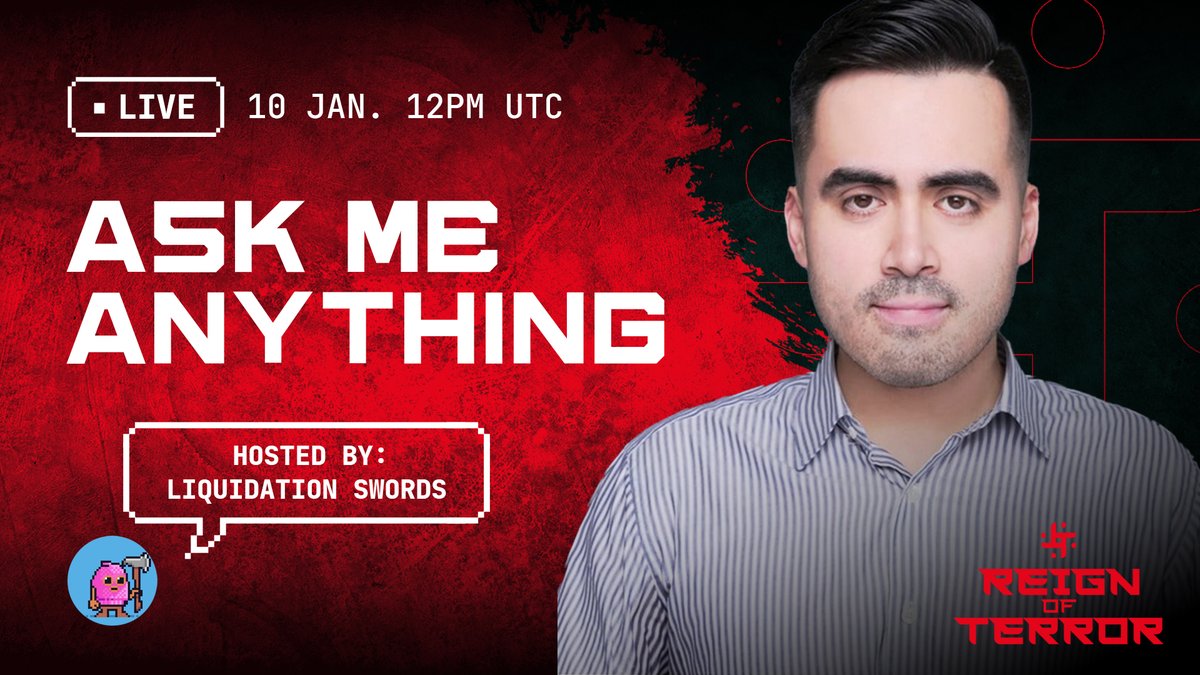 📢AMA Announcement📢

We will have an AMA next Tuesday on Twitter. 

Our CM @liquidationswrd will be hosting it, and our founder <a href="/JosephD_/">Reign</a> will be there answering all the questions you have. 

🫡 Leave your questions under the tweet or ask us during the Twitter Space.