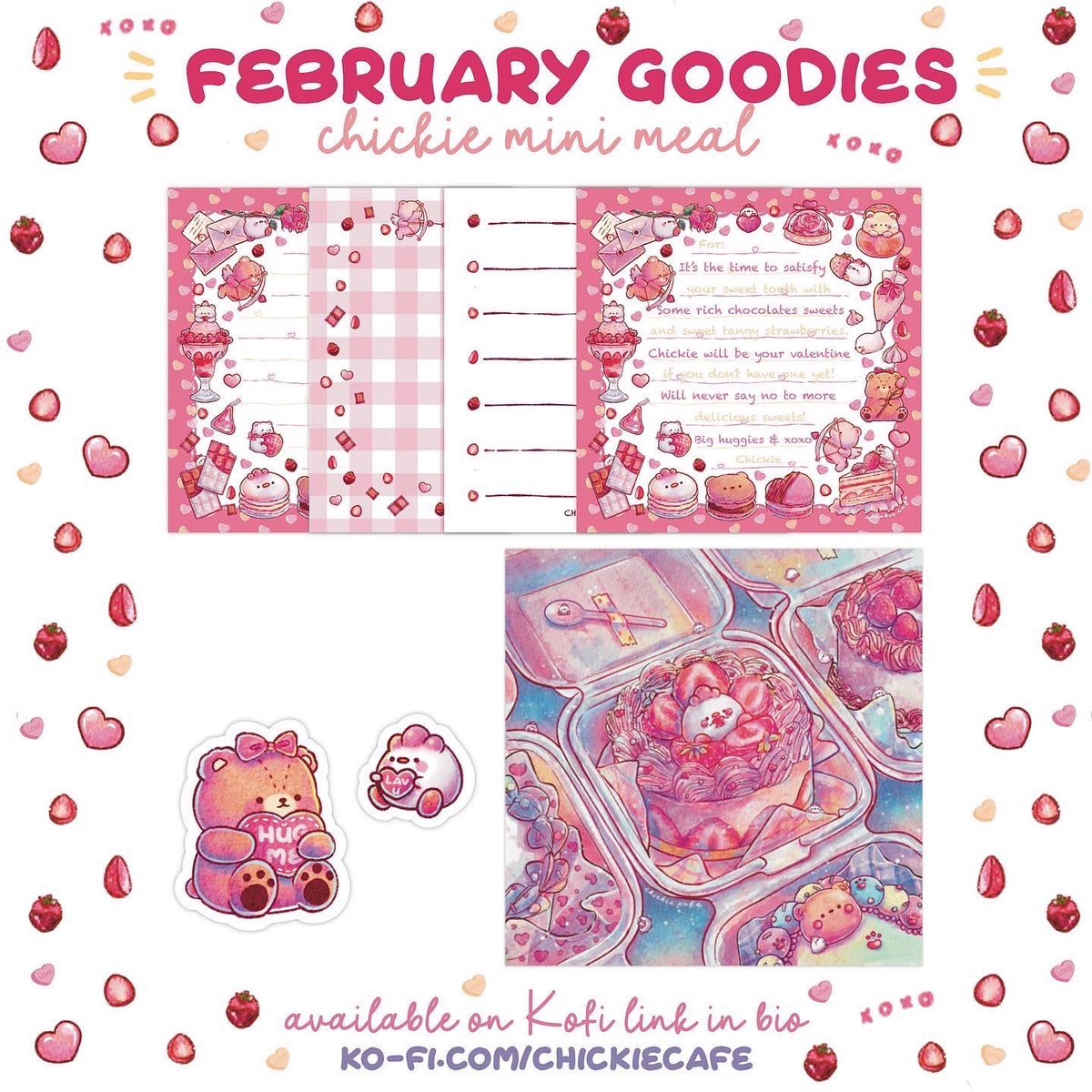 ChickieCafe's tweet photo. ❤️ February Kofi Rewards Sweet Valentine’s ❤️ 

Signup are between 1/1-1/31

#kofirewards #valentines https://t.co/op9GRIRosJ
