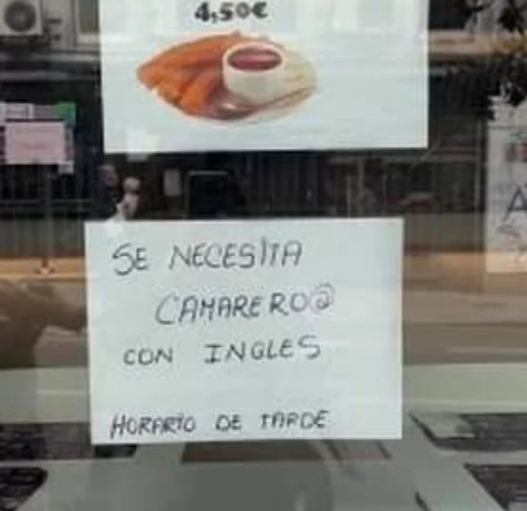 soycamarero's tweet photo. Bueno, no pide tanto😂 https://t.co/oBpxivQWpU