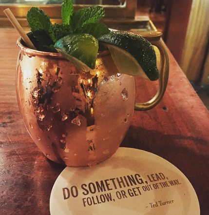 What do you get when you combine Hendrick’s Gin, fresh mint and a copper mug? A mule like no other. #OnlyAtTeds