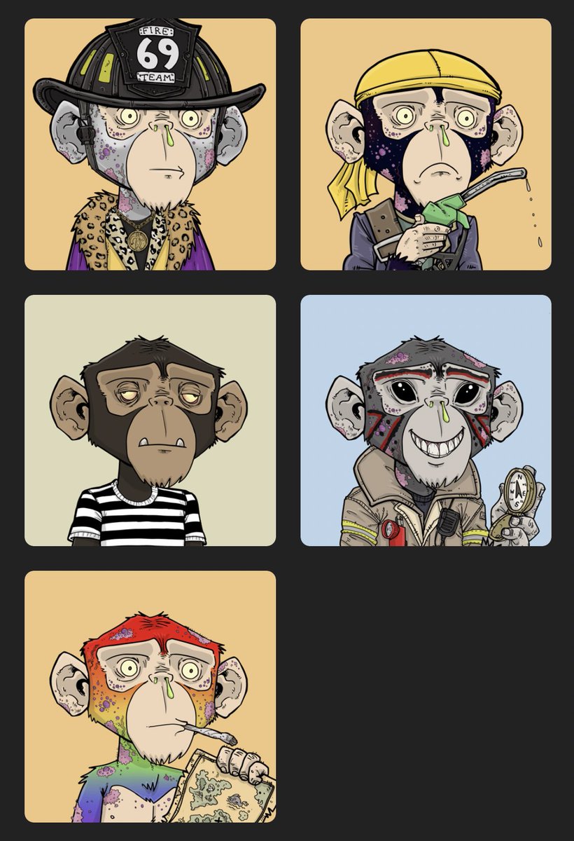 Added some <a href="/TheLostApesNFT/">The Lost Apes 🐵</a> to my rainbow one I’ve held onto for ages now. Bullish on the team, just for being insanely grounded and real!💙