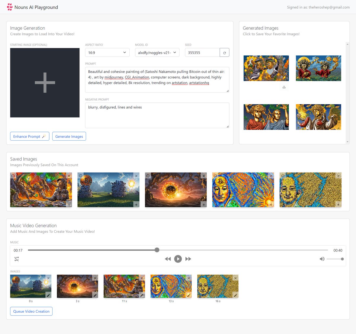 Who's going to use the #NounsAI playground to win this bounty? 🏆

You can now upload audio up to 180 seconds long!