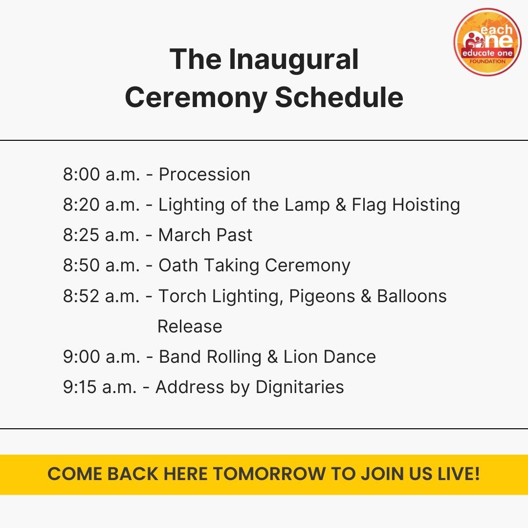 Each1EducateOne's tweet photo. The day has finally arrived! Watch our boys in action! Join us LIVE, click: https://t.co/yDPd7iP6QC
#EduCareProgramme #SportsDay #AnnualDay #Sports #SportsDay2023 #Staytuned👀 #BasavarajMattimud #AnirudhSravan #IshaPant #ManikPawar #JyotiDhammaPrakash #YeshwantVGurukar #Join https://t.co/J4MIPM0QLj
