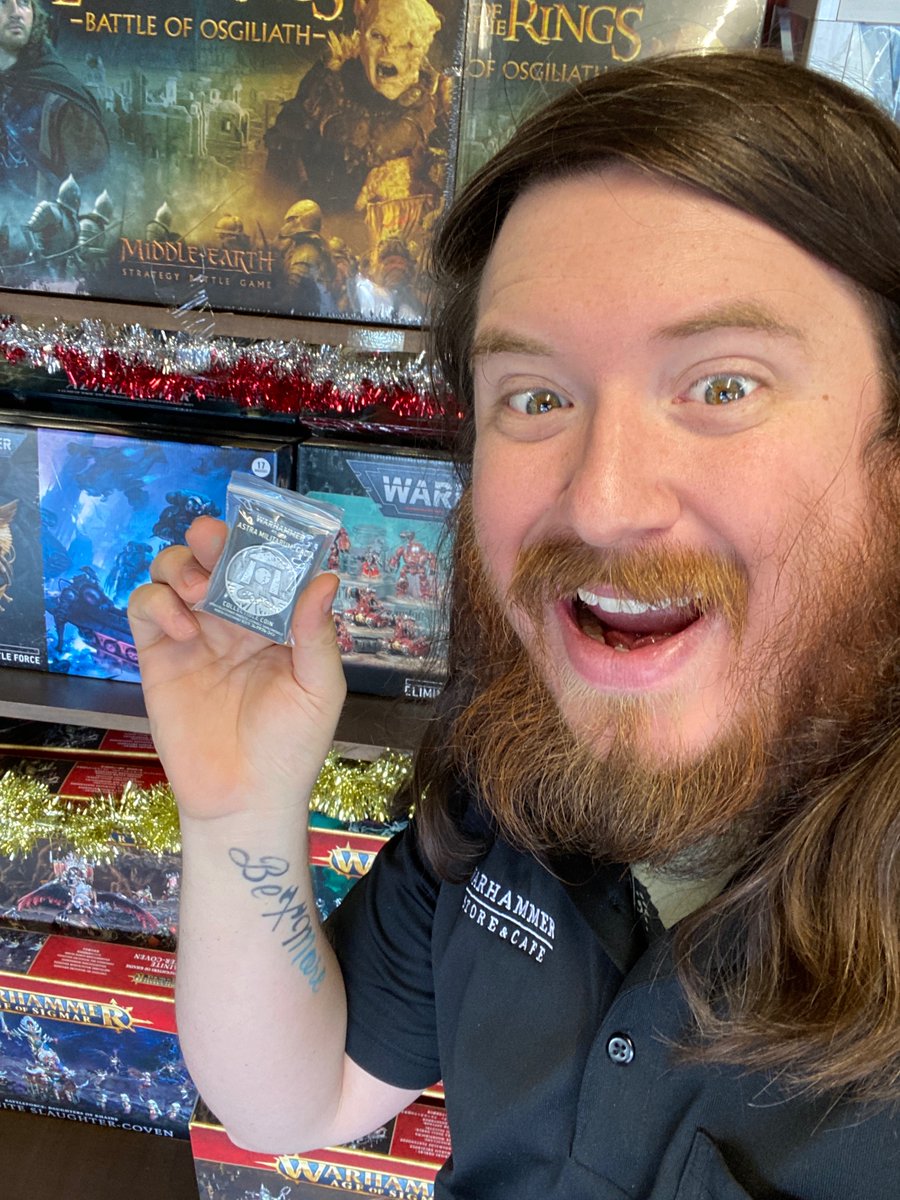 WHCitadel's tweet photo. BLOOD BOWL AND COLLECTIABLE COINS!!!! 

Come on in and put your name on our leader board for Blood Bowl! This is also your first chance to get a coin in the new year so stop on by!

What are you wanting to get for your New Year New Army?

#BloodBowl #WarhammerCitadel https://t.co/He3kOFLhj9