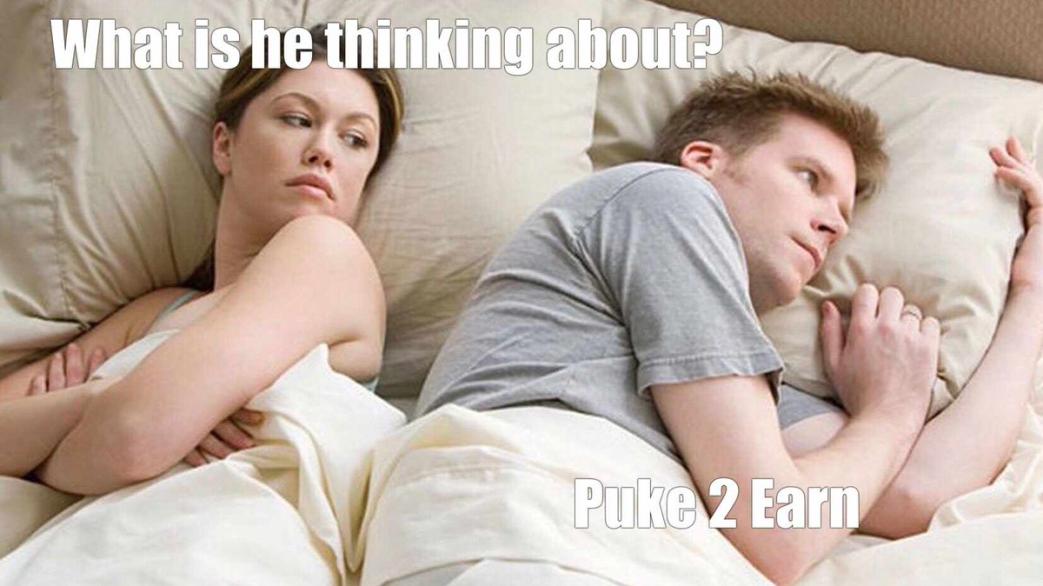GreatMerger's tweet photo. #Puke2Earn #Puke2Earn #Puke2Earn https://t.co/9gQz4pP2FG