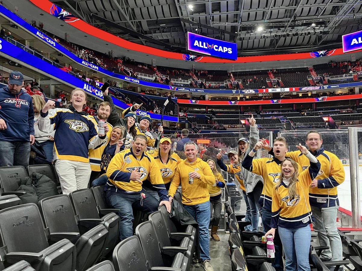 PredsNHL's tweet photo. We heard y’all loud and proud in Capital One Arena last night 👏 https://t.co/QfE5cAABdL