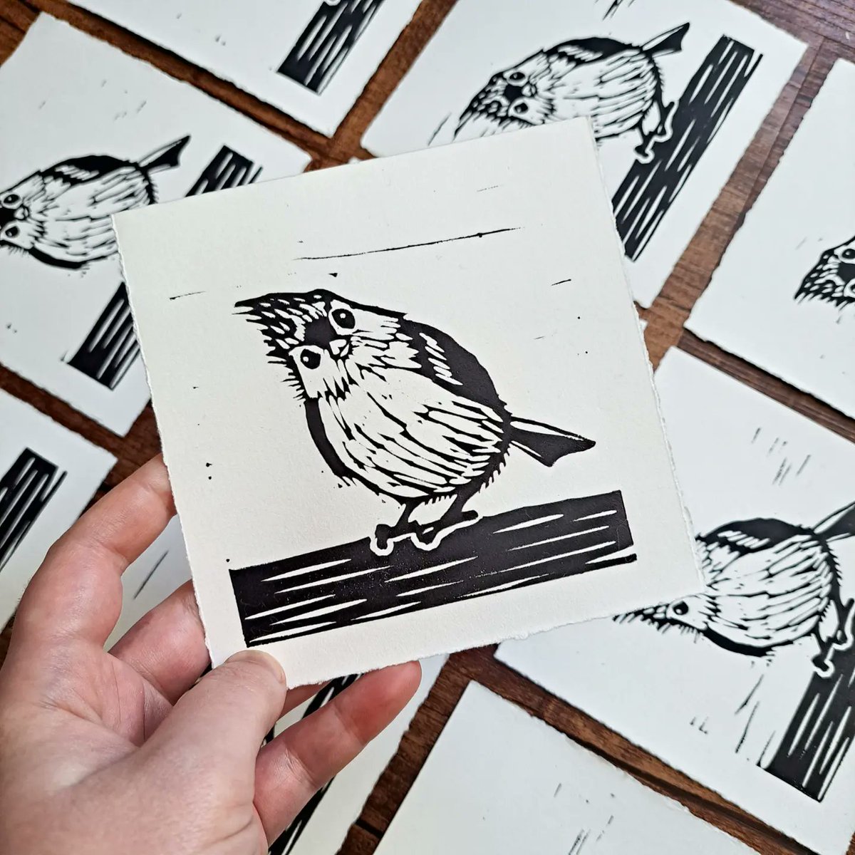 vodachuck's tweet photo. funny little bird time

#printmaking #birds https://t.co/BQwOGLBnFT