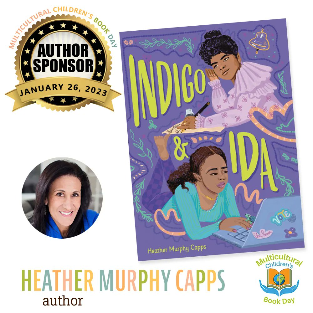 ReadYourWorld (@mcchildsbookday) on Twitter photo Welcome to MCBD2023 Author sponsor <a href="/hmcwrites/">Heather Murphy Capps INDIGO AND IDA 💜🔔</a> ! When 'aspiring journalist Indigo uncovers discrimination at her school, she must choose between keeping quiet and fighting for justice, inspired by the life of Ida B. Wells.
buff.ly/3TeFCul
#ReadYourWorld #ad #kidlit Welcome to MCBD2023 Author sponsor <a href="/hmcwrites/">Heather Murphy Capps INDIGO AND IDA 💜🔔</a> ! When 'aspiring journalist Indigo uncovers discrimination at her school, she must choose between keeping quiet and fighting for justice, inspired by the life of Ida B. Wells.
buff.ly/3TeFCul
#ReadYourWorld #ad #kidlit