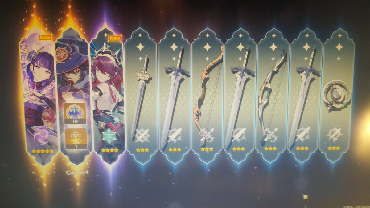 CaldaPigna's tweet photo. @teyvattabloid Raiden Shogun at 2 of pity looool https://t.co/QekOGijV4r