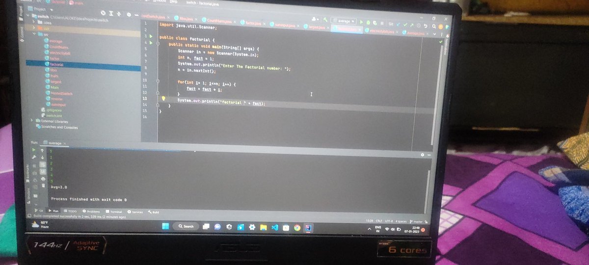 AlokeShaw4's tweet photo. #100DaysOfCode learning JAVA+DSA from @kunalstwt videos day 10 of 100. 
Doing assiments 🙂✨ https://t.co/d1sRKMdwv4