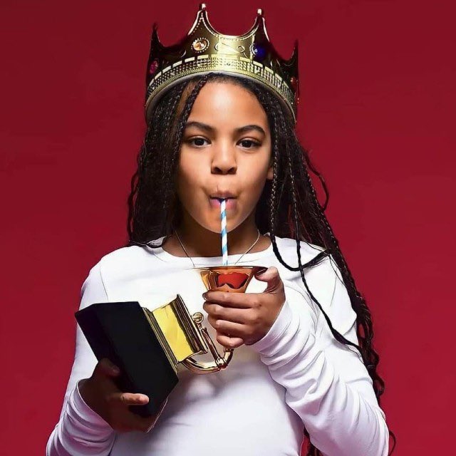PopBase's tweet photo. Happy 11th birthday to the Grammy-winning Blue Ivy. https://t.co/eMV1NKFukP