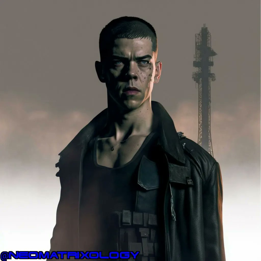 NeoMatrixology's tweet photo. Took a few blood samples for further analysis. Upon exiting the building I realized that the man from the power plant is now following me &amp; Robo-Dogs appear to be following him 🕵🏭🐕
#Matrix #SearchForTheOracle #Berg #BrianJSmith  #MidJourney #MatrixUniverse #AIArt #TheMatrix https://t.co/8xkw7839F4