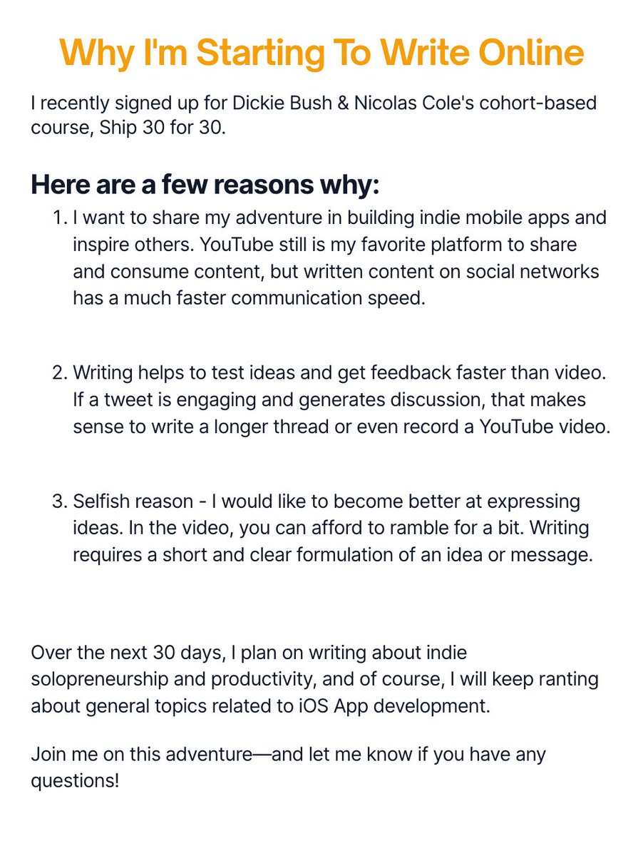 Aivars_Meijers's tweet image. Why I&apos;m Starting To Write Online