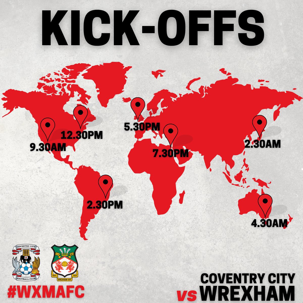 In just 2 minutes, you can watch <a href="/Wrexham_AFC/">Wrexham AFC</a> play live on ESPN+! Coventry is three leagues above us so it’s our favorite position: underdogs.