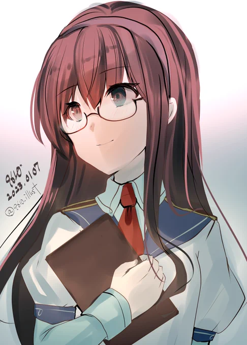 #艦これ版深夜の真剣お絵描き60分一本勝負#艦これ版真剣お絵描き60分一本勝負_20230107 