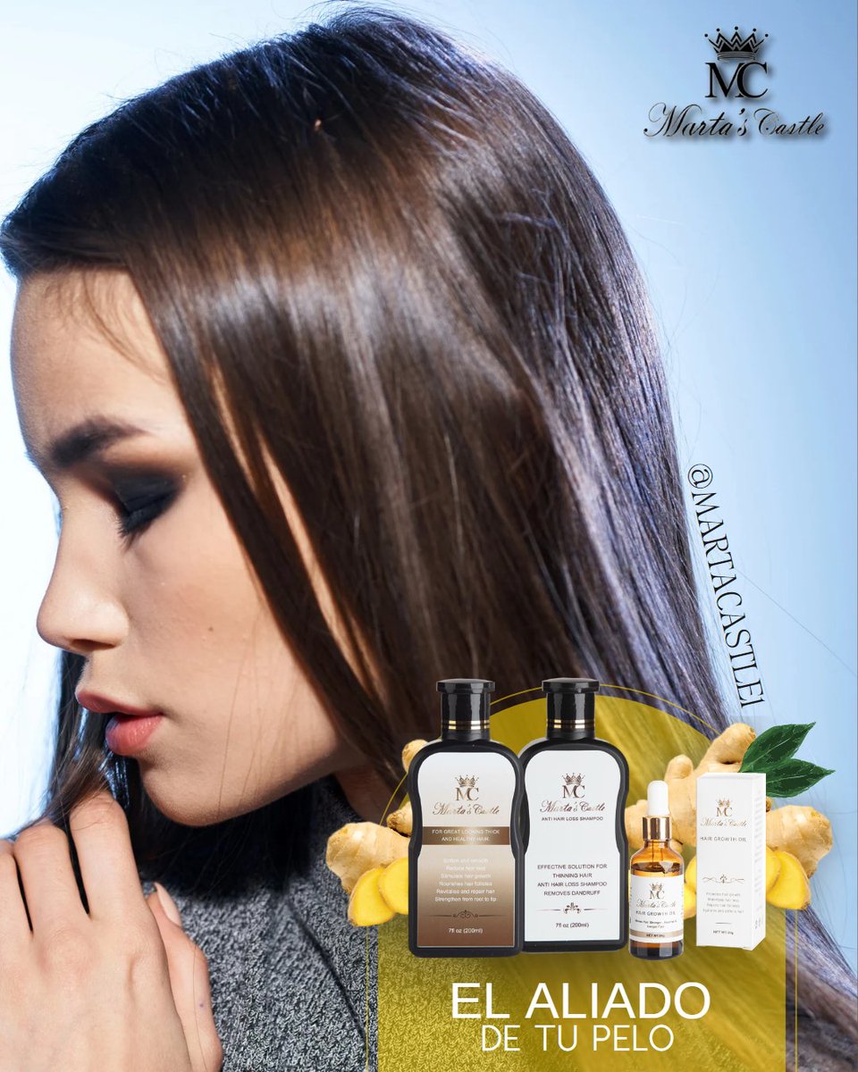 MartaCastle2's tweet photo. Para un hermoso cabello, fuerte, nutrido, manejable y sin frizz, como recién salida del salón de belleza, prueba la línea MC.

🌐https://t.co/ZUgbdens7p 

#Controlcaidadelcabello 
#Cabellofortalecido 
#fuertedesdelaraiz 
#Cabellocuidadobelleza
#lineadeproductosmartascastle https://t.co/Nu00QZY6qI