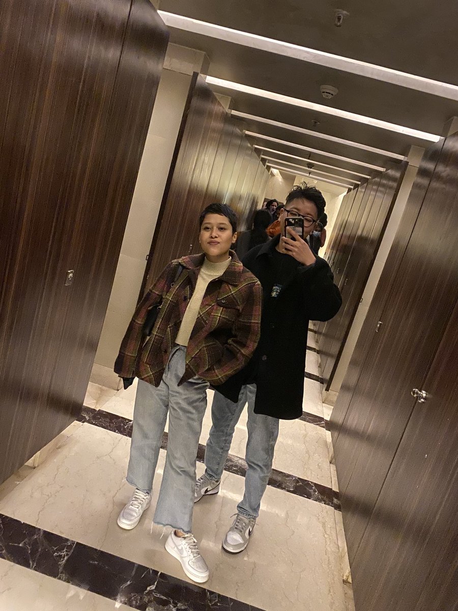 SuhakaniKsoo's tweet photo. Somehow twinning with @zohriatpuii 
PS:  I'm not copying her style https://t.co/DxVNKwoXYz