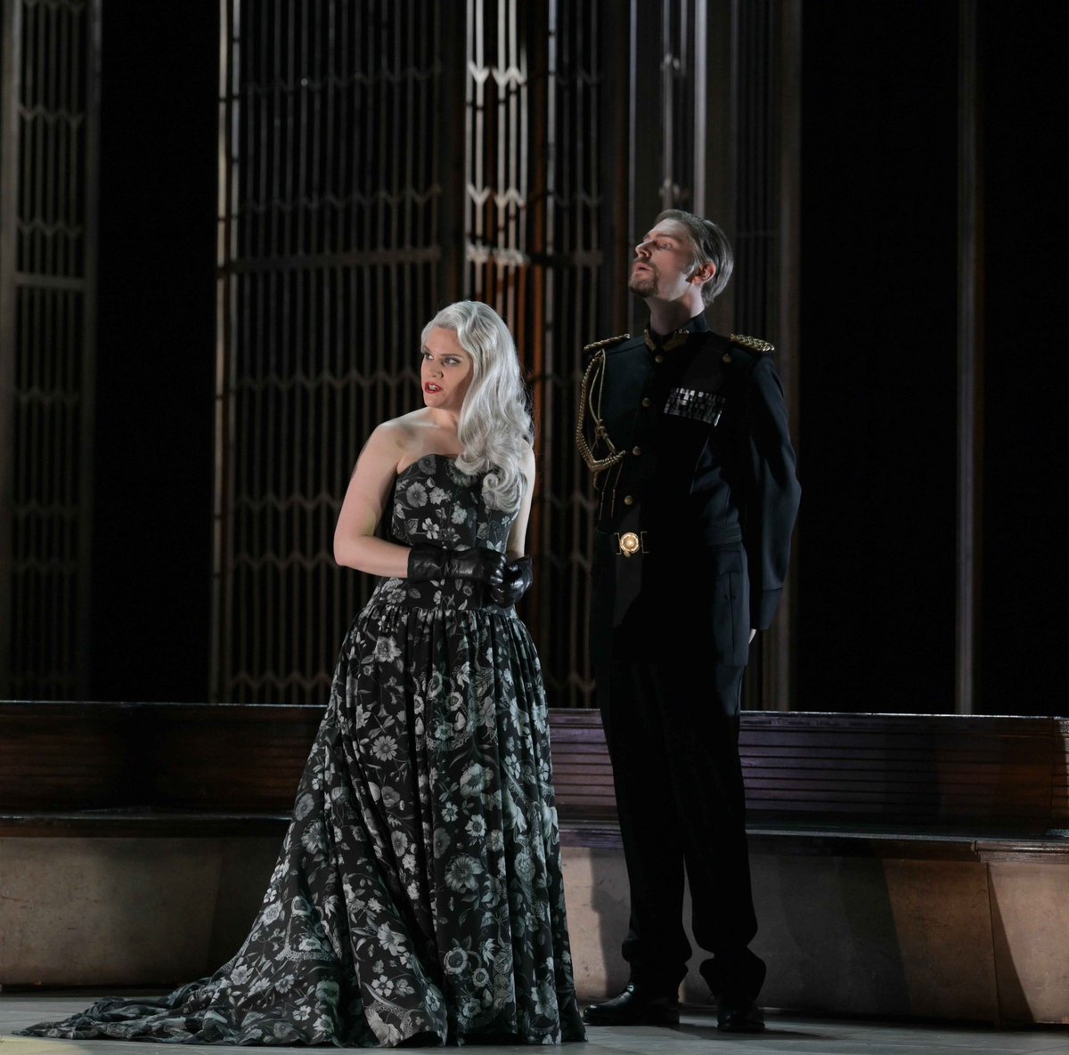 mezzomarta's tweet photo. Properly excited to see @lizreit &amp; @twgfaulkner debut as Tatyana and Gremin in Onegin @operfrankfurt tonight, look at them be all dramatic and gorgeous 🥹 (not every day a dear friend is your real life husband's stage wife, our jobs are hilarious! 🙂) https://t.co/kZpb3APe6y