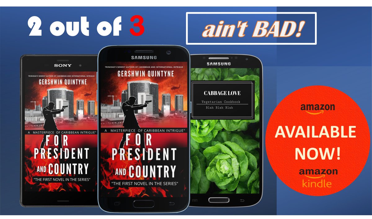 MrGTJQ007's tweet photo. Live on amazon! https://t.co/qC77XTxnGg

#ForPresidentandCountry #book #love #Shib #Trinidad #Tobago #Novel #Libri #Booknerd #Romance #Thriller #Action #Espionage #GreatReads #love #Amazon #eBook
#BookBuzz #eReaders #ePubChat #iPad #Kindle  #KDP #99c #AuthorRT #Shib #Sol https://t.co/GScemaxqYo