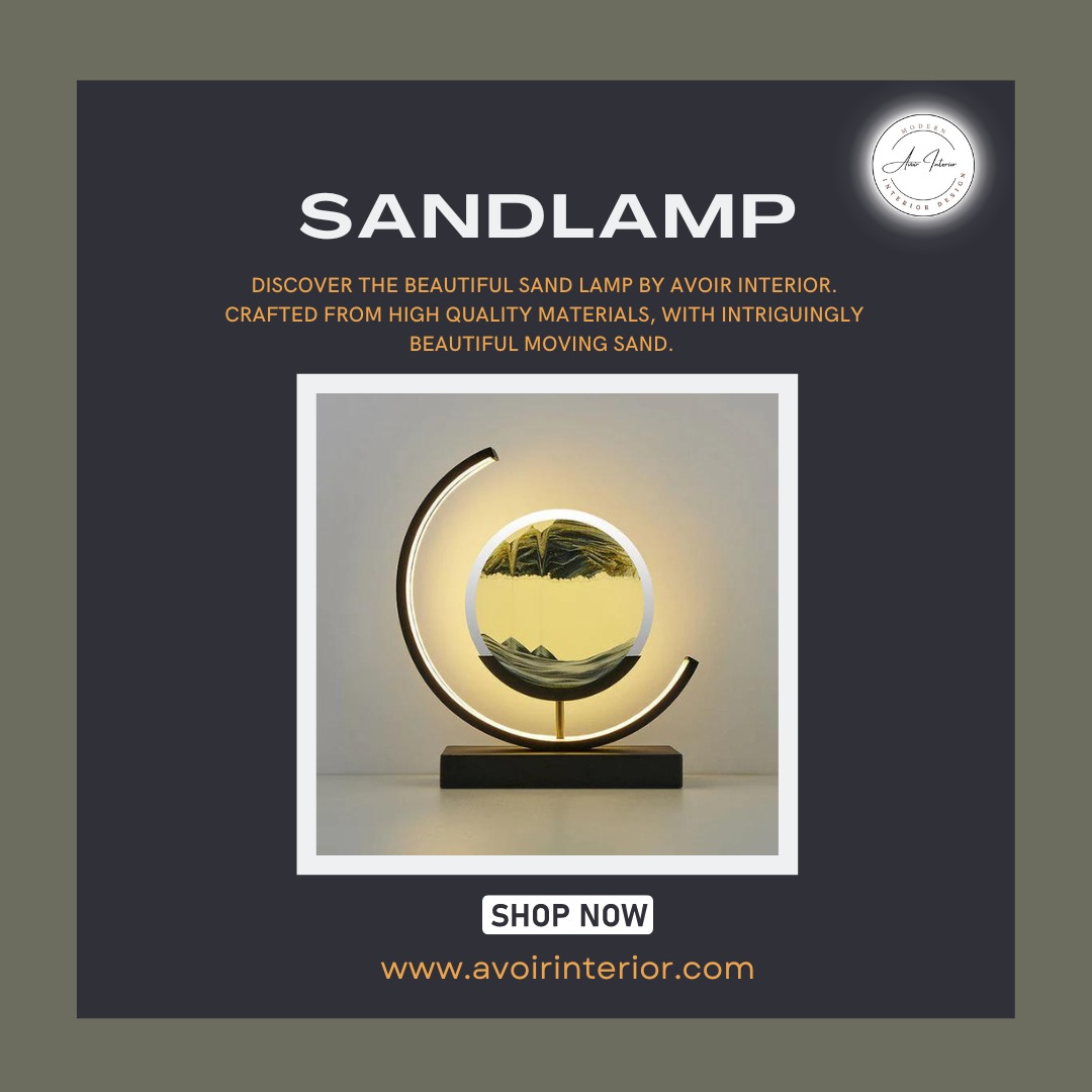 Discover the beautiful sand lamp by Avoir Interior. 

The signature Sand Lamp by Avoir Interior is something you would have never seen before! See it here!
.
#aviorinterior #sandlamp #light #homelight #lampdesign #homedecor #badroomlighting  #LightsOn #roomlighting #lightshow