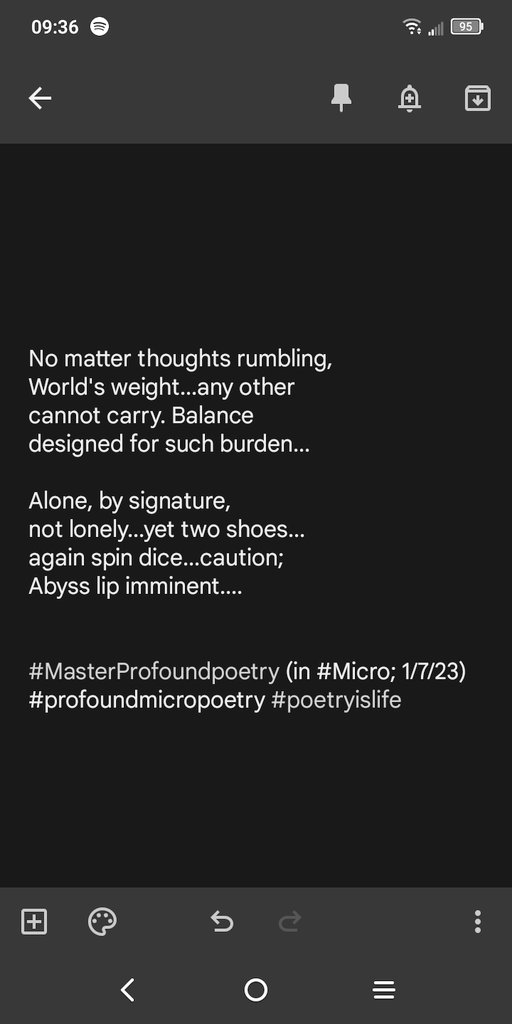 HermanMunster85's tweet photo. #Abyss #MasterProfoundpoetry (in #Micro; 1/7/23)
#profoundmicropoetry #poetryislife
#SelfAwarePoet #PoetAfire
#poetryafire #poetrylovers
#poetrytwitter #PoetsofTwitter
#poetrycommunity #Writer
#WritingCommmunity
#WritersofTwitter #heartofprofound https://t.co/x2oUEpAWvT